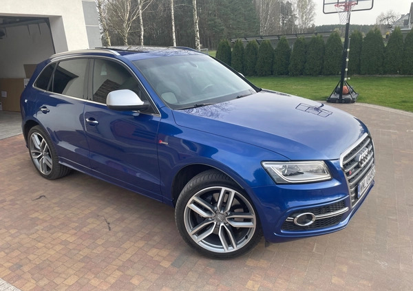 Audi SQ5 cena 125900 przebieg: 85435, rok produkcji 2015 z Terespol małe 742